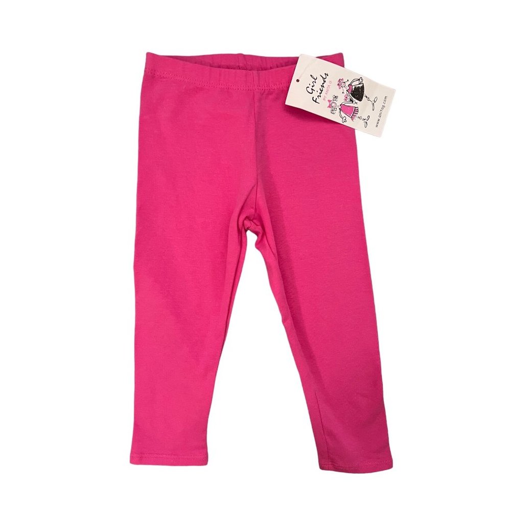 NWT Girl Friends By Anita G 5 Pink Leggings Capri Pants Stretch Cropped Knit